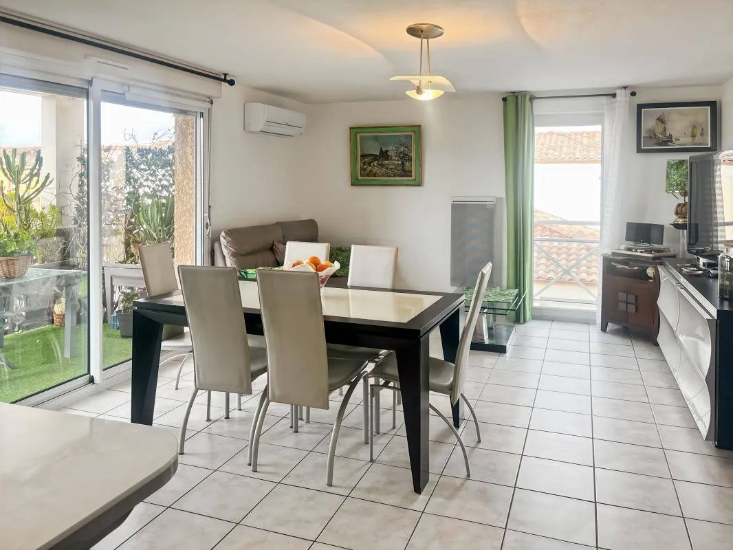 Vente appartement à Marseillan avec terrasse et vue