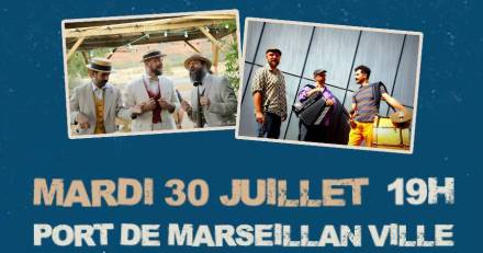 Marseillan - Concert occitan sur le port avec Lo Cranc de Massilhan, le 30 juillet !