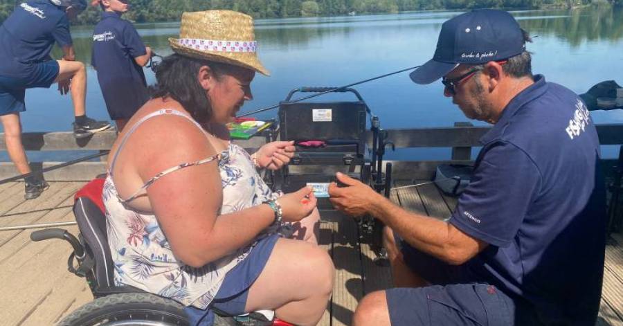 Bessan - Handicap : un week-end de découverte de la pêche adaptée avec Fishing Therapy