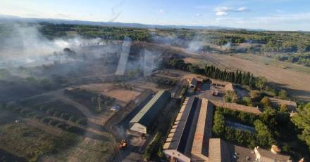 Montagnac - Incendie : une intervention massive pour protéger un domaine viticole