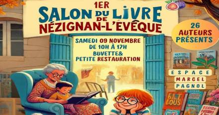 Nézignan-l'Évèque - La Ville accueille son 1er Salon du Livre le 9 novembre