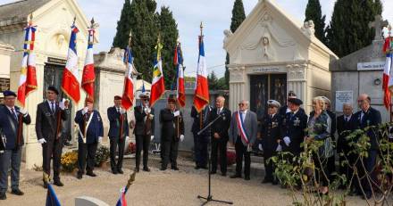 Vias - Hommage aux aviateurs anglais tombés en 1944