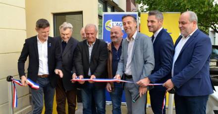 Montagnac - Inauguration de l'Agence Postale Intercommunale en présence des élus