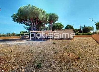 MARSEILLAN, Mougère,  Terrain plat arboré de 1235 m².